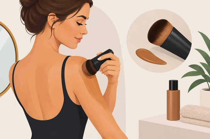 How to Use a Self Tanning Application Brush