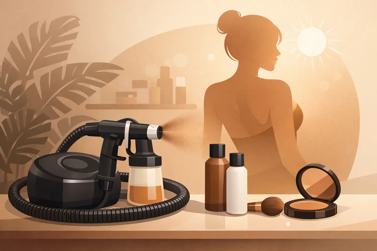 At Home Spray Tan Machine for Flawless Bronze