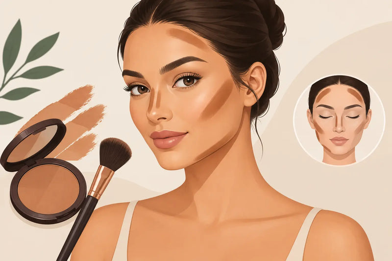 How to Contour With Bronzer for a Sculpted Glow