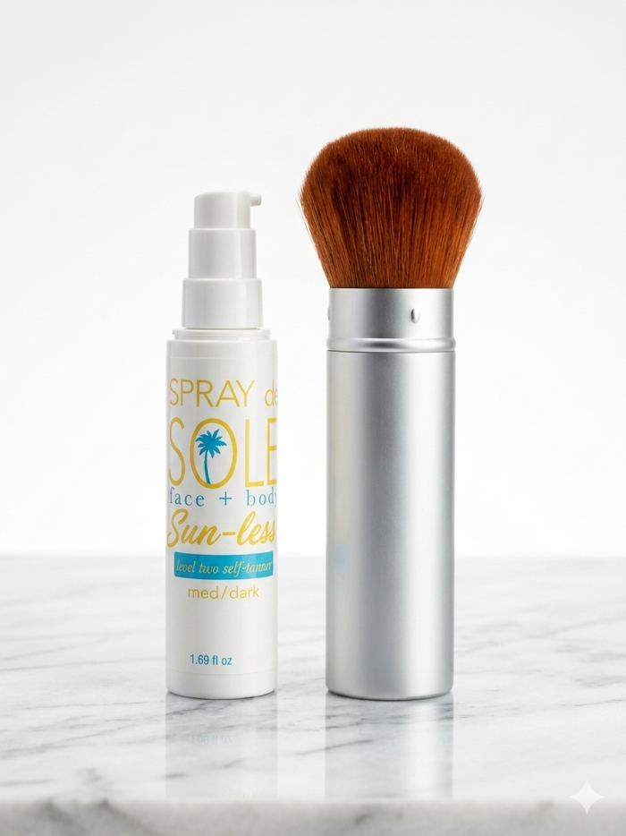 Sun Gelée + Kabuki Body Brush Kit — Level 2 (2-Hour Express)